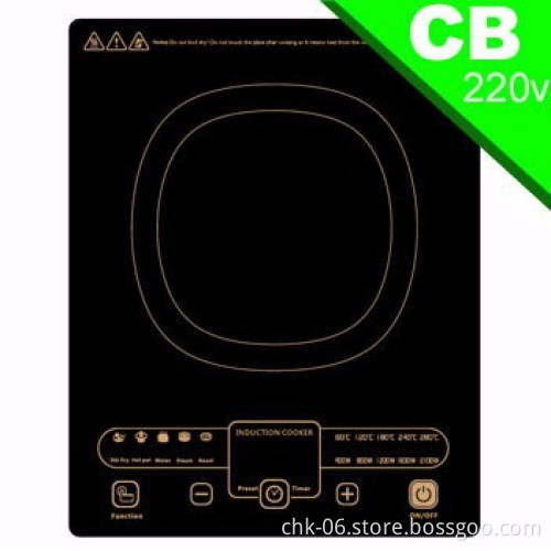 1950W 220V Touch Key Induction Cooktop